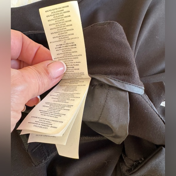 MICHAEL.Michael Kors. Wide leg black pants. Size 4 - Picture 12 of 13